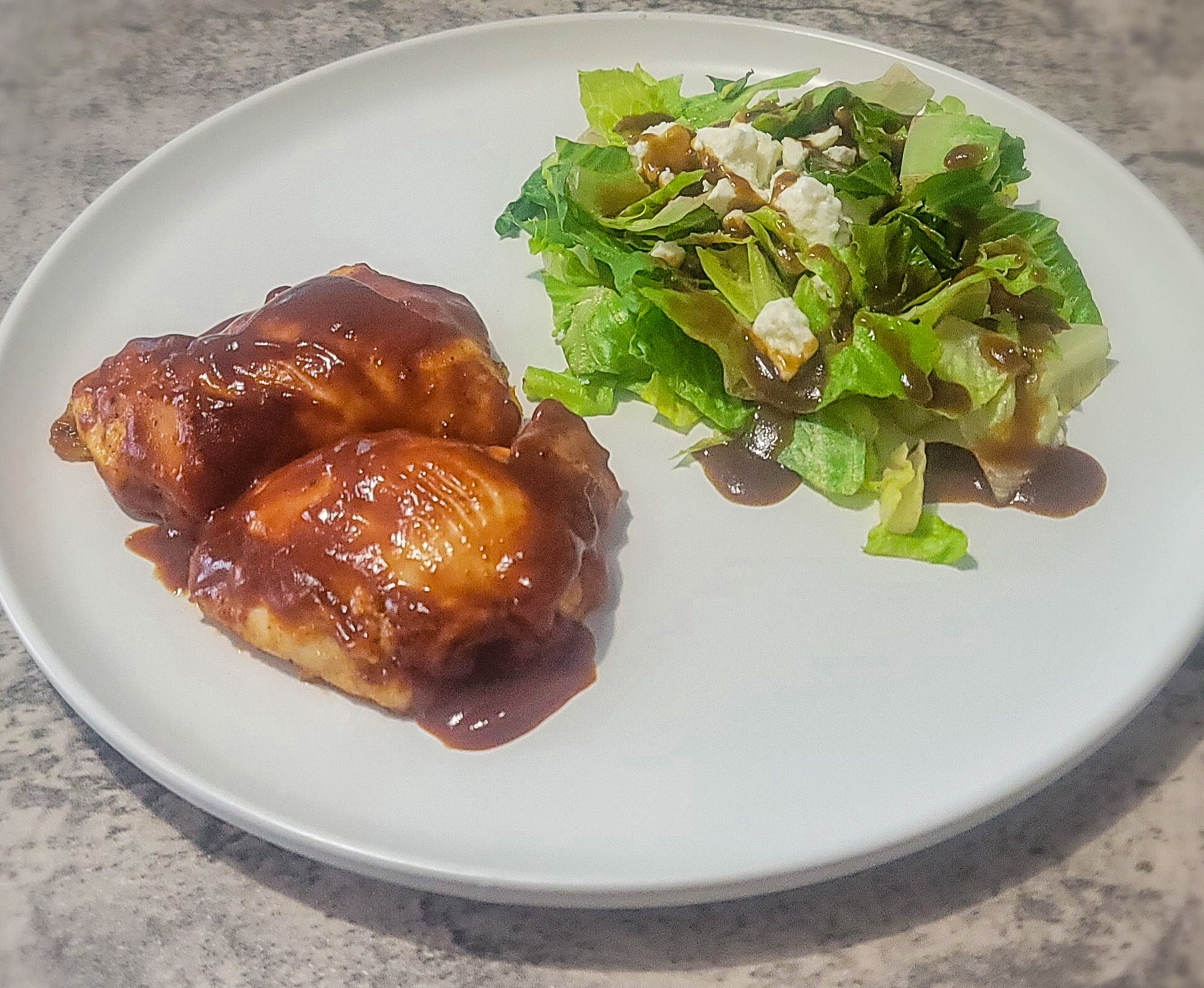 low carb bbq chicken
